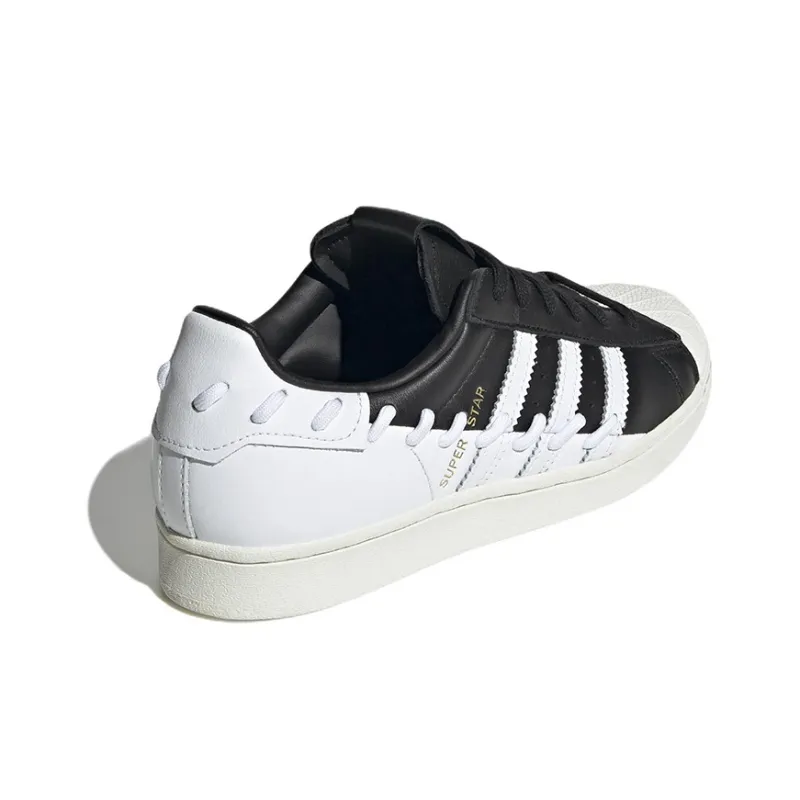 Adidas Originals Superstar 'Stitched Black White' Women's-3