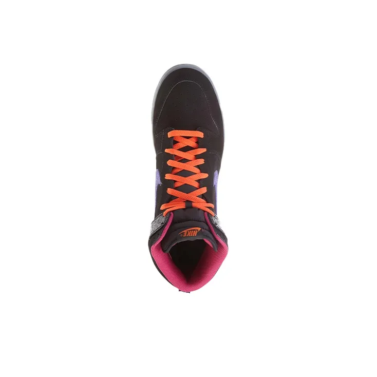 Nike Dunk Wear Resistant Balance High Top Skateboard Shoes Men's Black Purple-2