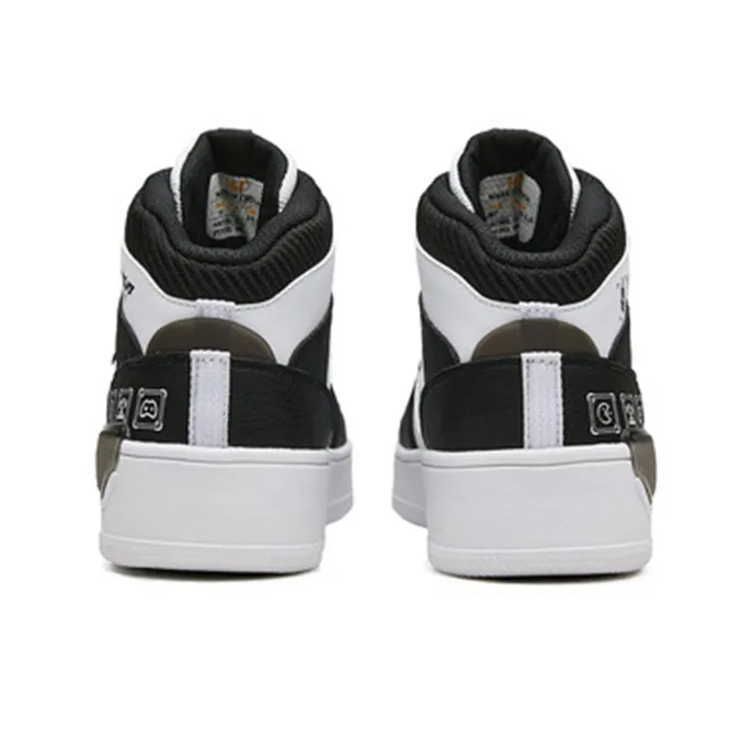 361° Thermal High Top Skateboard Shoes Women's White Black-2