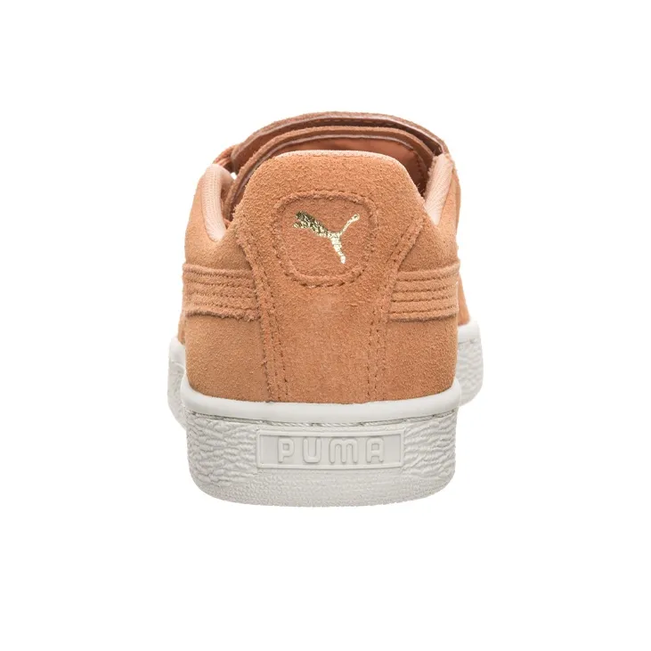 PUMA Suede Series Skateboard Shoes Women's Low-Top Brown-3