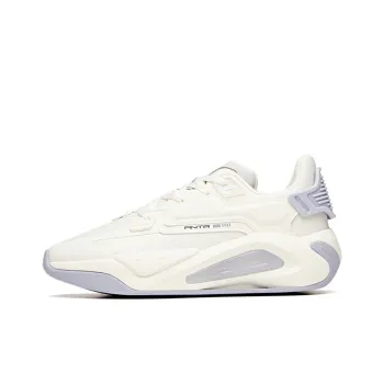 Anta Life Collection Durable Breathable Low Top Skateboard Shoes Women's White Purple Gray