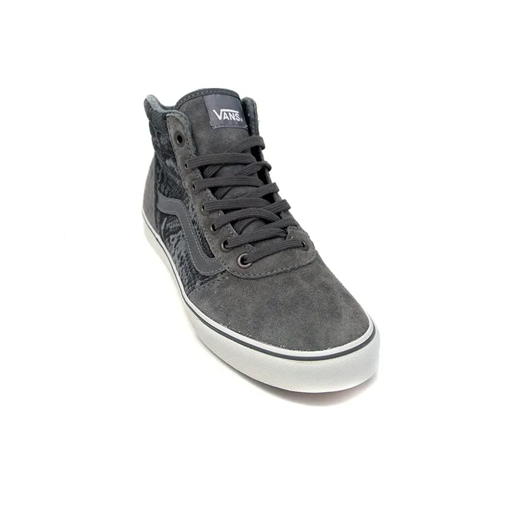 Vans Milton Hi Casual Skateboarding Shoes Gray Women's-2