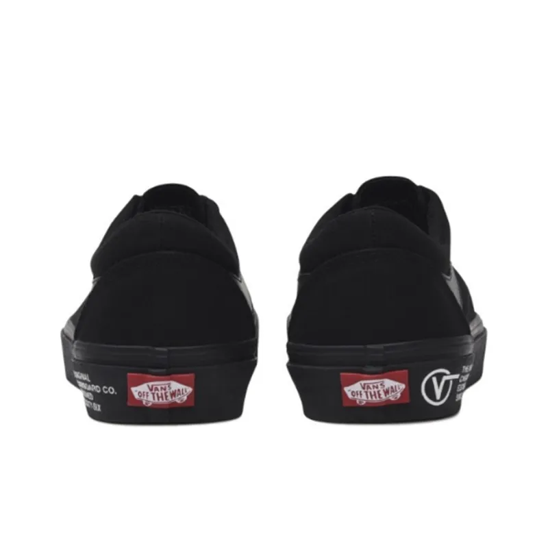 Vans Bold Ni Solid Color Minimalistic Low Tops Casual Skateboarding Shoes Unisex Black-3