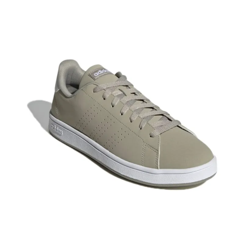 Adidas Neo Advantage Skateboard Shoes Men Low Top Gray Green-2