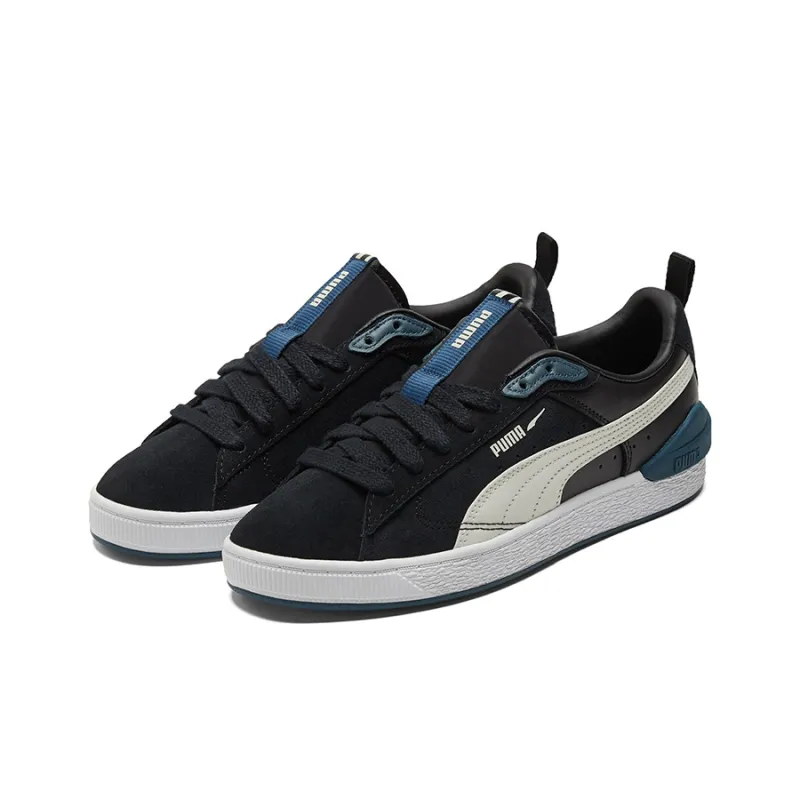 PUMA Unisex Suede Bloc Sneakers Black-2