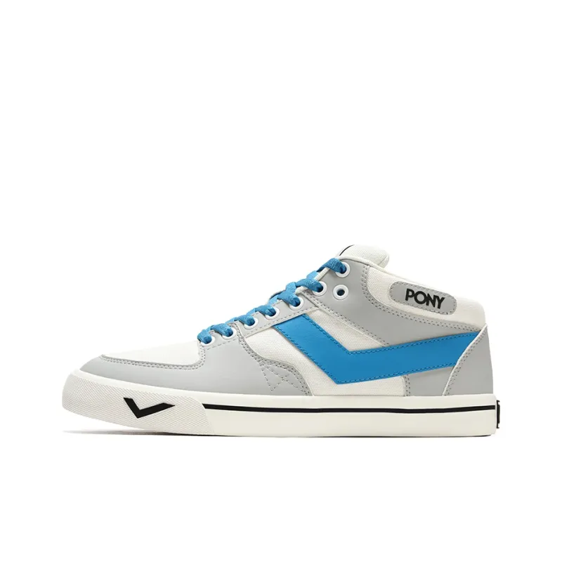 PONY Atop Cushioning, Wear Resistant Low Top Skateboard Shoes Men's Gray-0