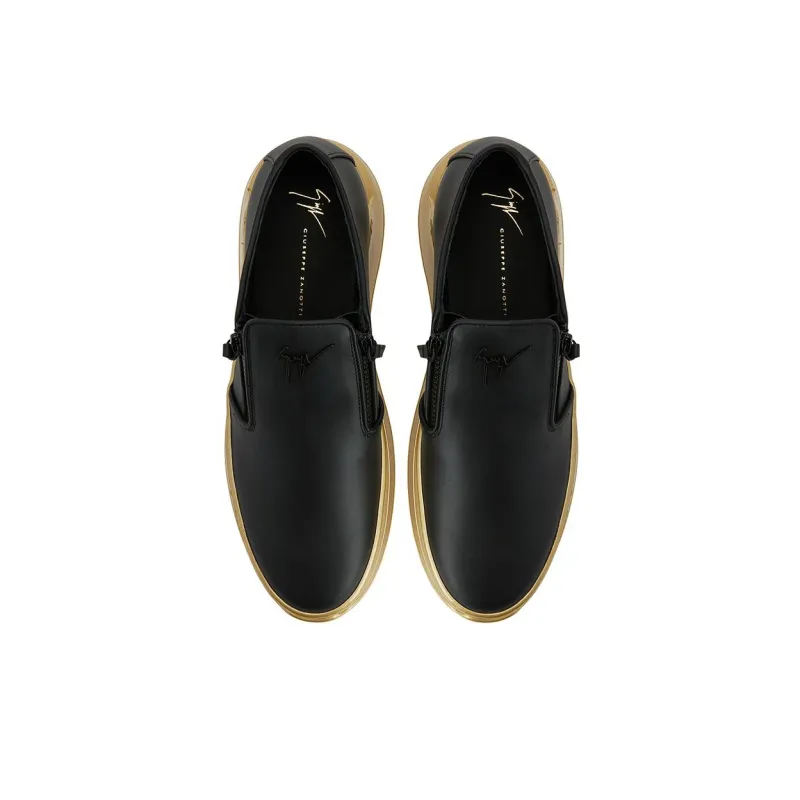 Giuseppe Zanotti Conley Zip up Leather Loafers-3