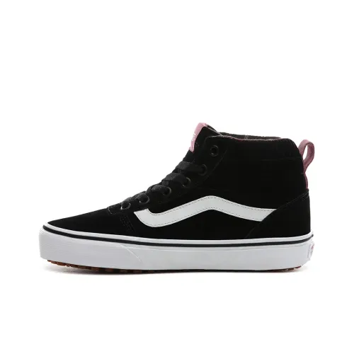 Vans Ward Skateboard Shoes Women's Mid-Top Black