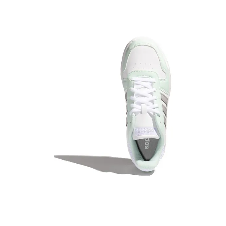 Adidas Neo Hoops 2.0 'White Grey Green' Women's-3
