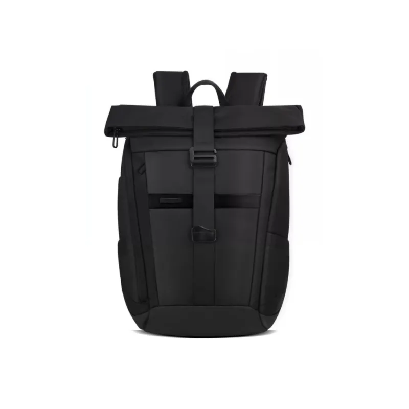 SUBURBIA Polyester Laptop Backpack Large Size Unisex Black/Gray-0