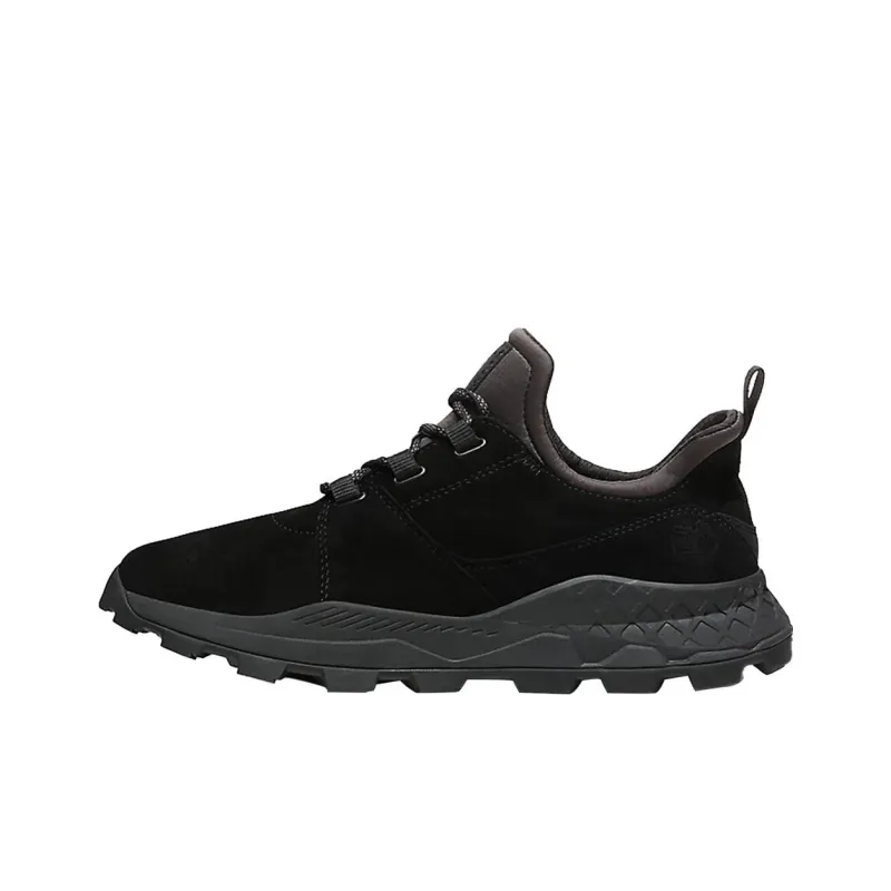 Timberland BROOKLYN Collection Oxford Wear-Resistant Low-Top Running Shoes Men's Black-0