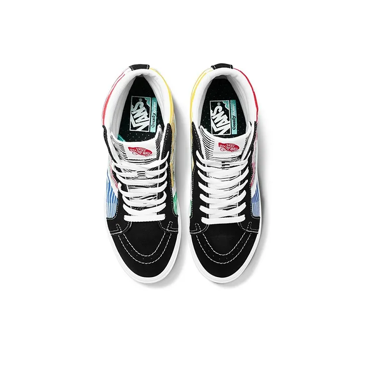 Vans Comfycush SK8 Hi Reissue 'Black Red Blue'-2