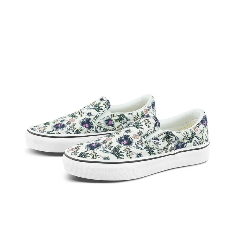 Vans Classic Slip on White/Multicolor Multi Color-1