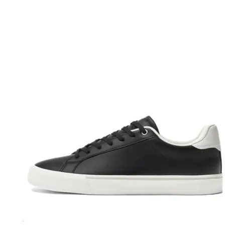 ZARA Skateboard Shoes Men Low-Top Black