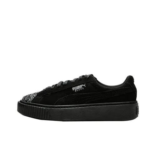 Puma Women's Suede Platform 'Crushed Gem - Black'