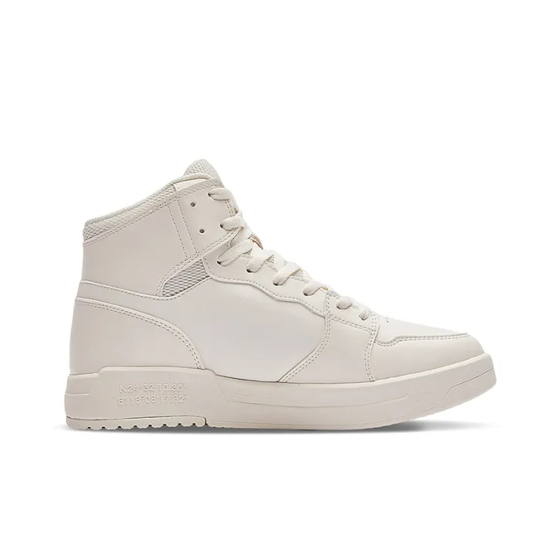 361° QU!KFOAM High Top Skateboard Shoes Women's Feather White-1