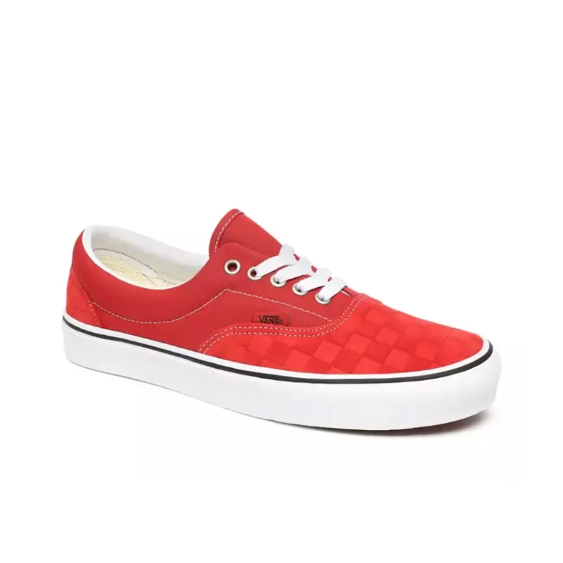 Vans Era 'Deboss Checkerboard Pompeian Red'-2