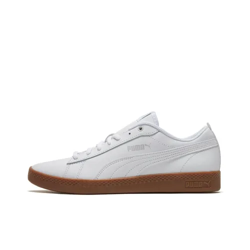 Puma Women's Smash V2 L 'White Gum'