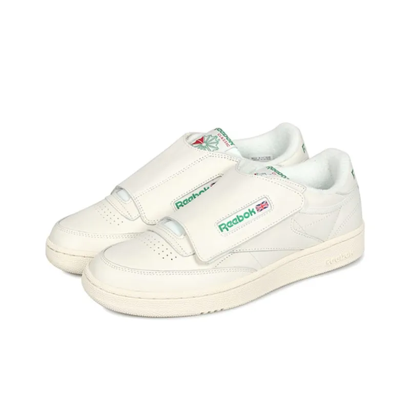 Reebok Club C Skate Shoes 'White Green'-2