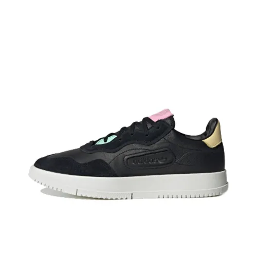 Adidas Originals Premiere Skateboard Shoes Unisex Low-Top Black/Yellow/Pink