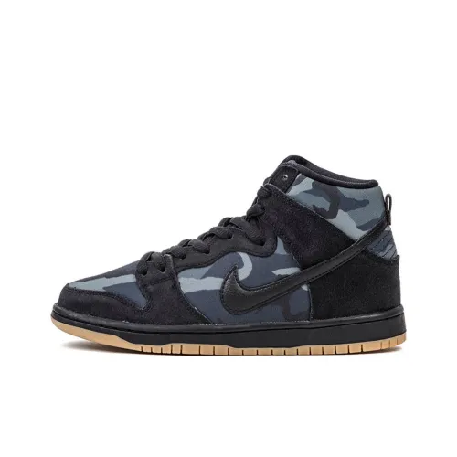 Nike SB Dunk High Obsidian Camo