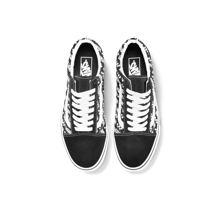 Vans Old Skool 'Logo Repeat Black'-1