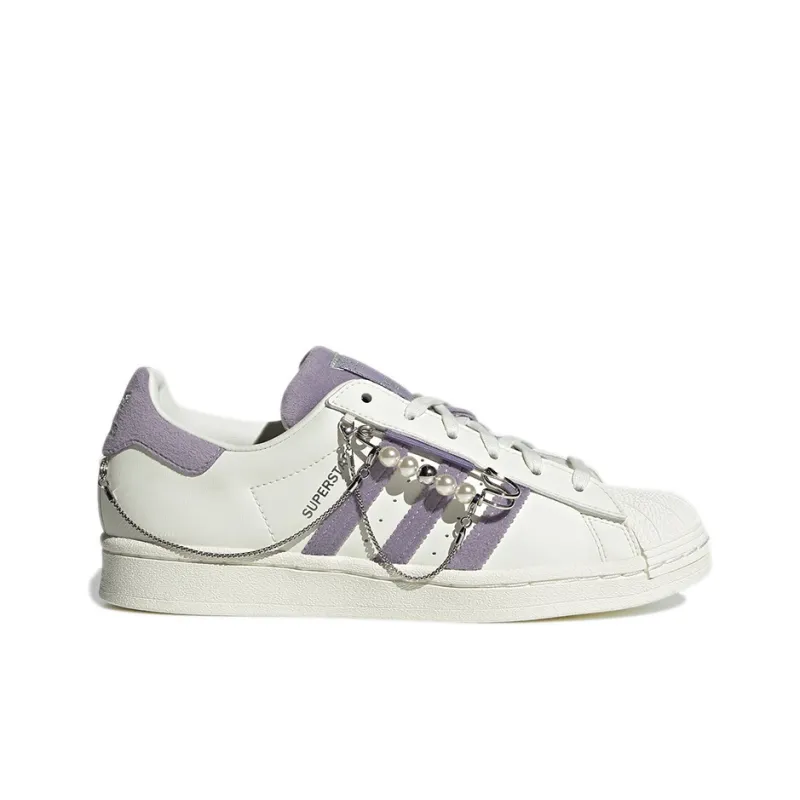 Adidas Originals Superstar SneakersShoes 'White Purple' Women's-1