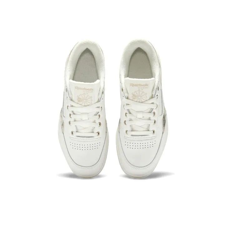 Reebok Club C Double Chalk Golden Bronze Women's-4