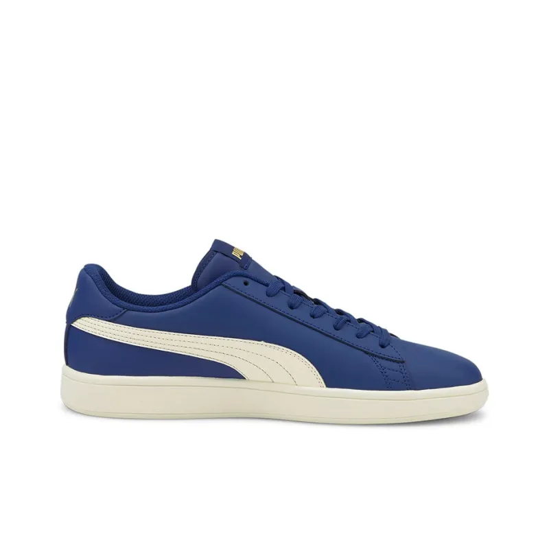 PUMA Smash V2 Lightweight Low-Top Skateboard Shoes Unisex Gray White-1