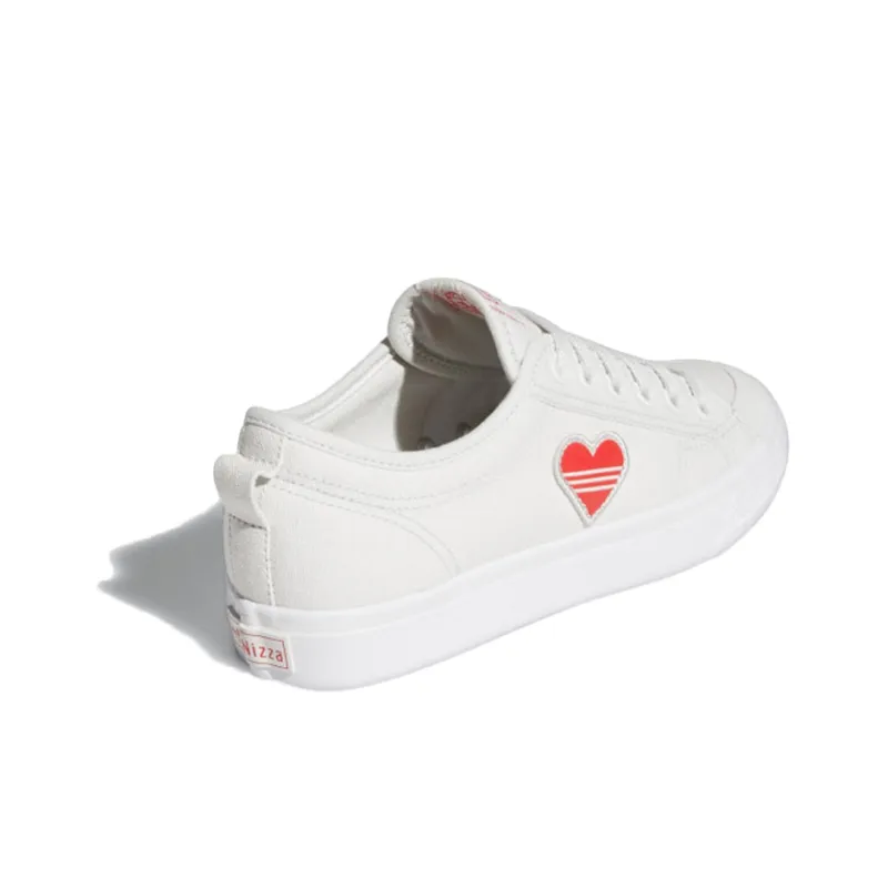 Adidas Originals Nizza Trefoil 'White Red' Women's-3