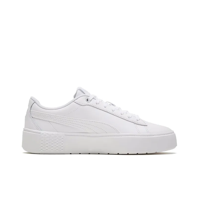 PUMA Smash Platform V2 'Triple White' Women's-1
