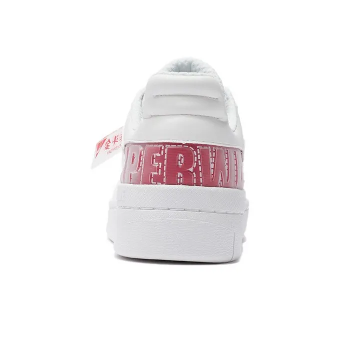 LiNing Wave Superwave Lo Anti-Slip And Wear-Resistant Lightweight Low-Top Skateboard Shoes Men's Red White-3