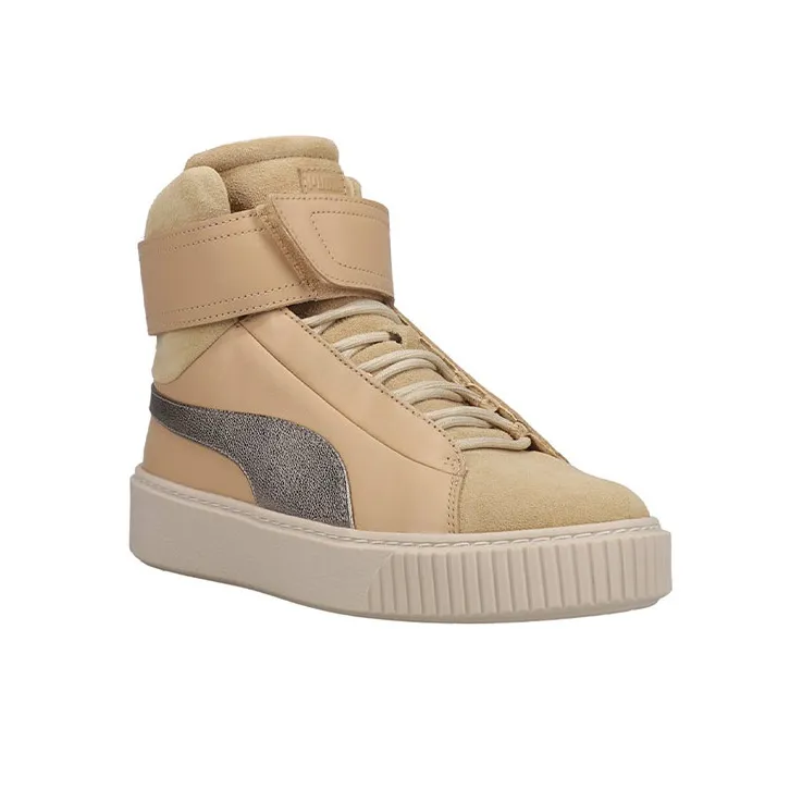 PUMA Basket Platform Mid Premium 'Tan' Women's-2