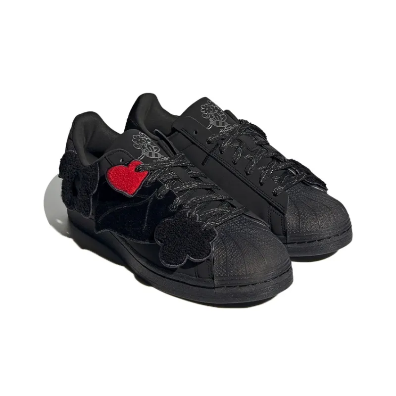 Adidas Melting Sadness X Superstar 'Black Floral Patches'-2