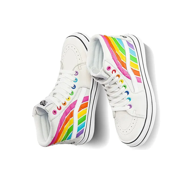 Vans Flour Shop X Super ComfyCush Sk8 Hi 'Rainbow'-7