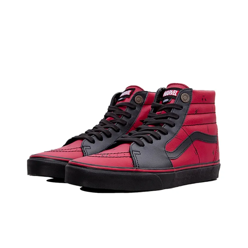 Vans SK8 Hi Marvel Deadpool Black Red-1