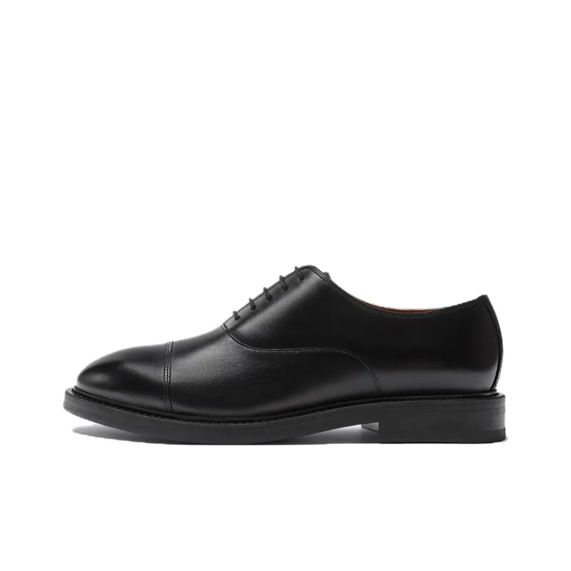 ZARA Dress Shoes Men Low-Top Black-0