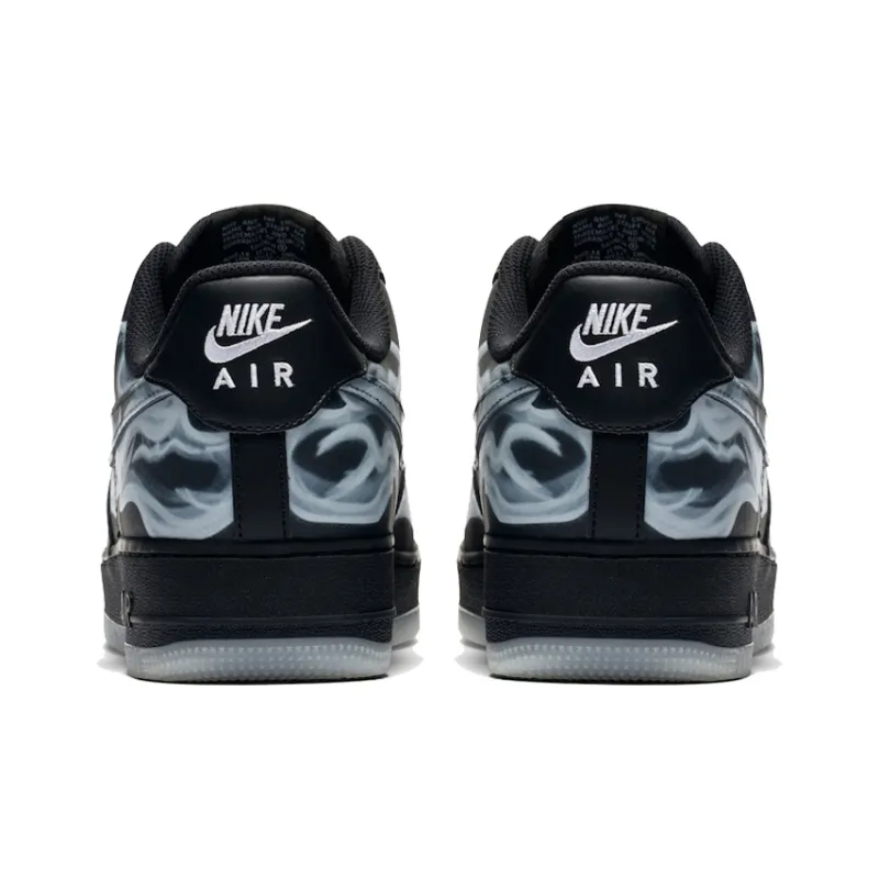 Nike Air Force 1 '07 Qs 'Black Skeleton'-4