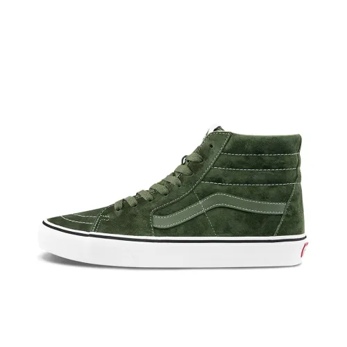 Vans SK8 Hi Pig Suede‑Olive