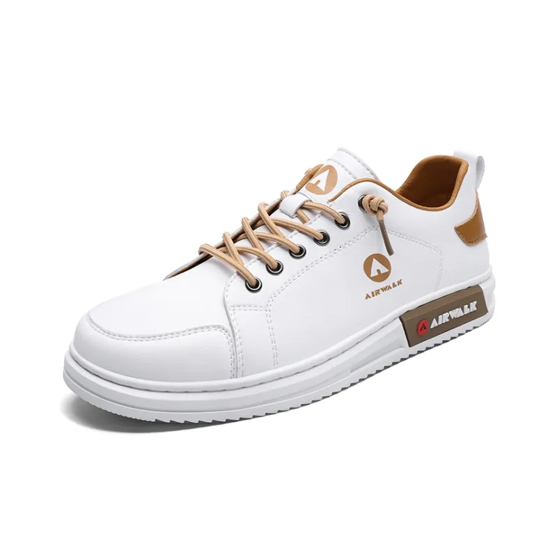 Airwalk Skateboard Shoes Men Low-Top Light Brown-1