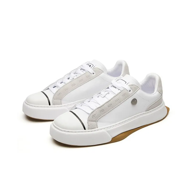 MIHARA YASUHIRO x FILA CRYPTO Anti Slip Wear Resistant Low Top Skateboard Shoes Men's White Gray-2