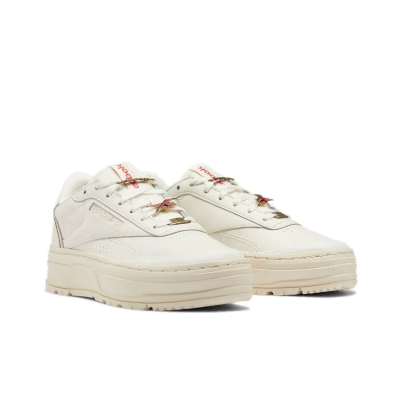 Reebok Women's Club C Double Geo 'Chalk Alabaster' Women's-2