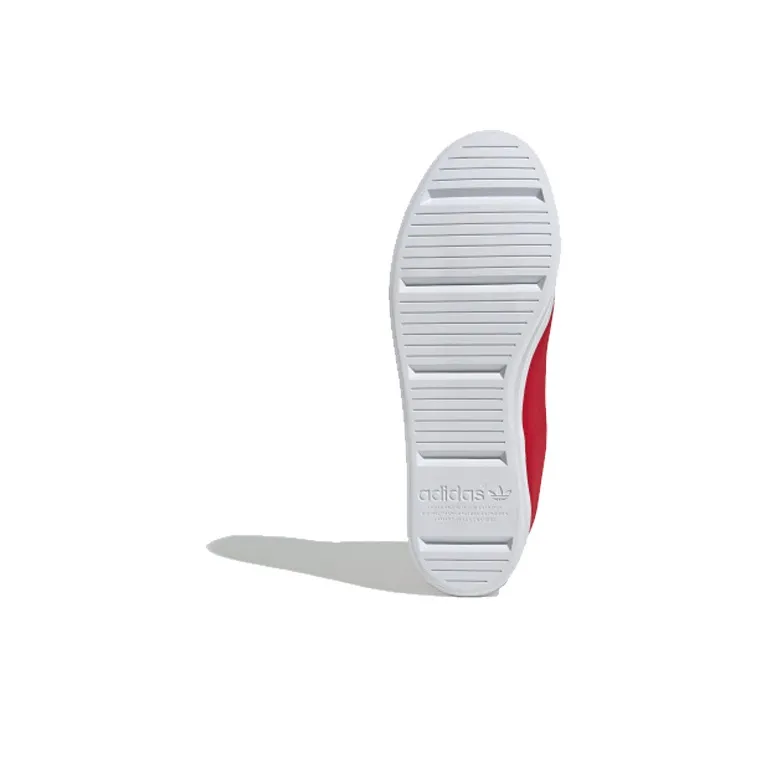 Adidas Originals Courtvantage Heel Logo 'Red White' Women's-4