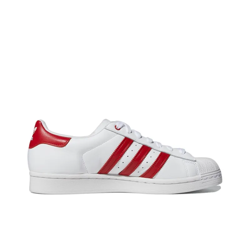 Adidas Superstar Velcro White Red-1