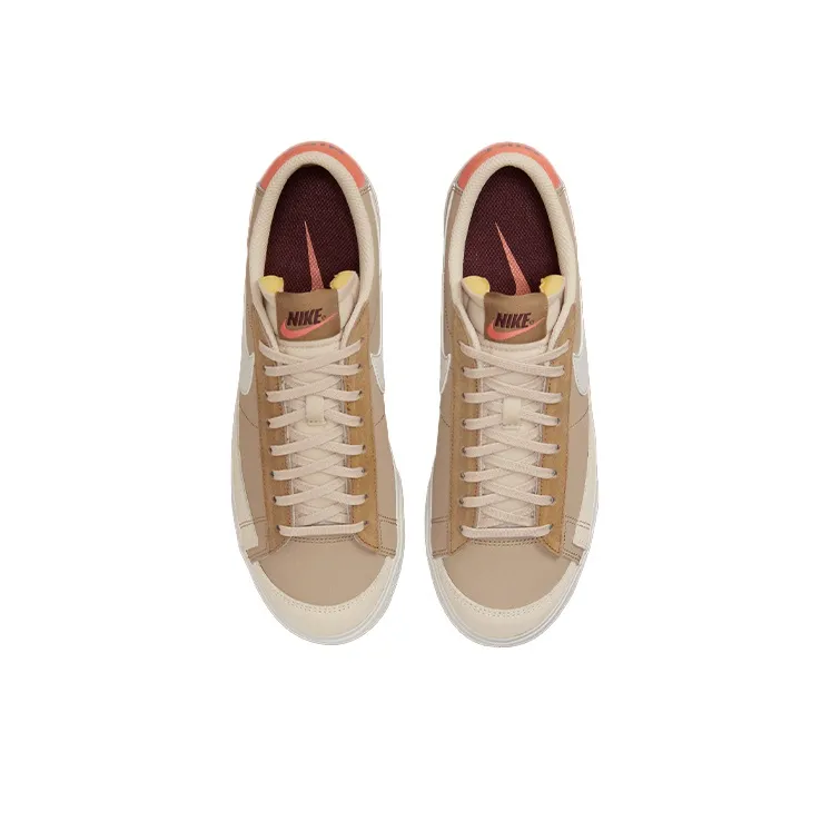 Nike Blazer Low Platform 'Brown White Red' Women's-3