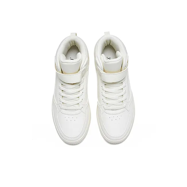 361° Skateboard Shoes Women's High Top White-1