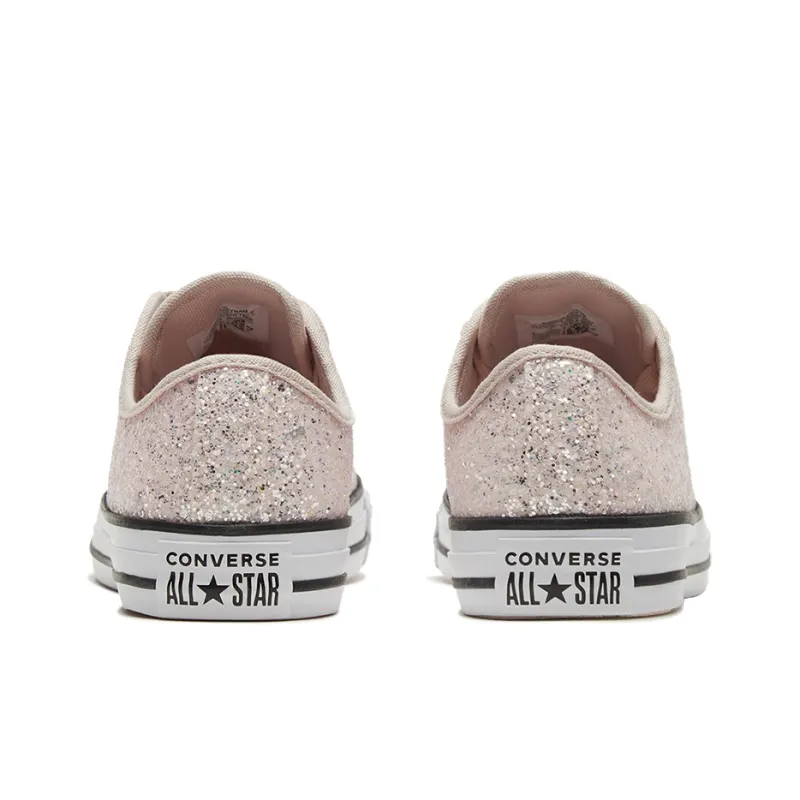 Converse Women's Chuck Taylor All Star Low 'Glitter Shine Cream' Women's-4