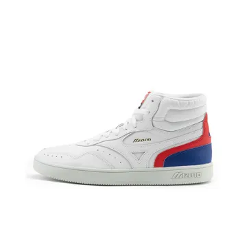 Mizuno Court Lite Mid 'White Red Blue'