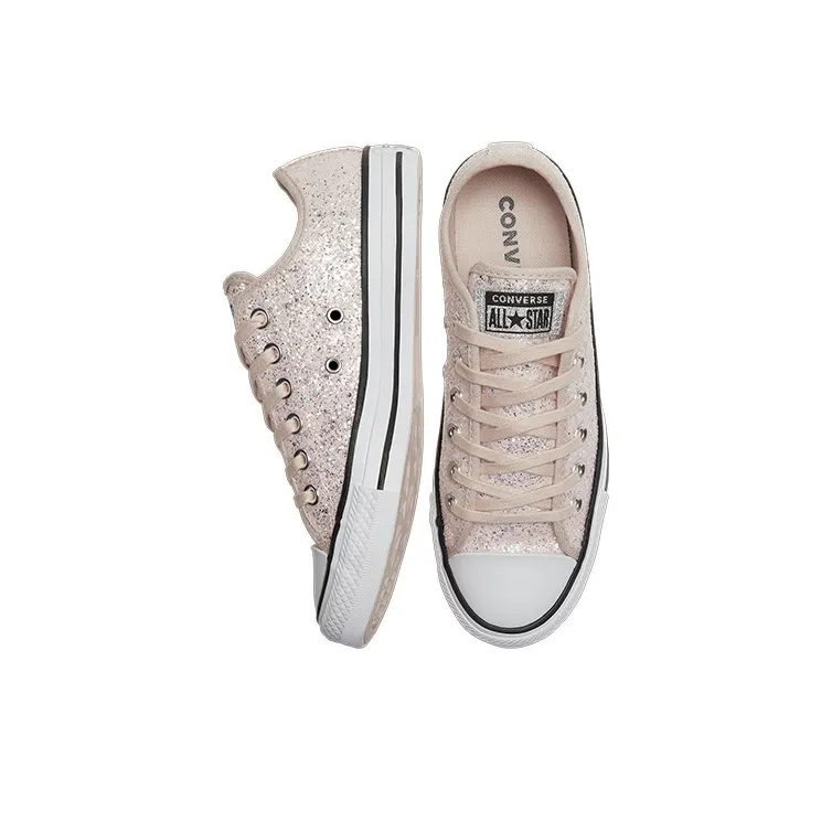 Converse Women's Chuck Taylor All Star Low 'Glitter Shine Cream' Women's-3