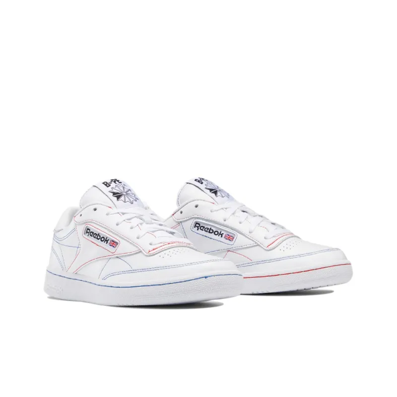 Reebok Club C 85 Bape White Contrast Stitch-2